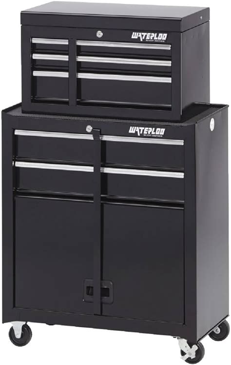 Waterloo Shop Series 26 in. Black 4 Drawer Cabinet